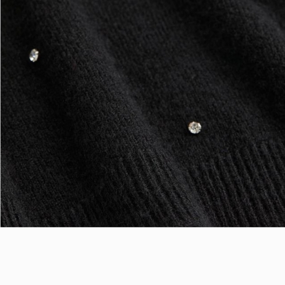NWT H&M Rhinestone Sweater - Picture 2 of 6